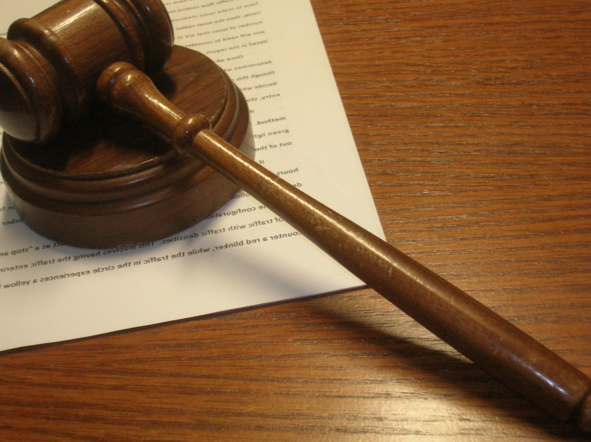 paper and gavel