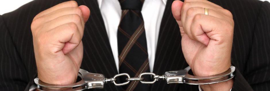 criminal with handcuff