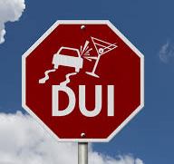 DUI sign board
